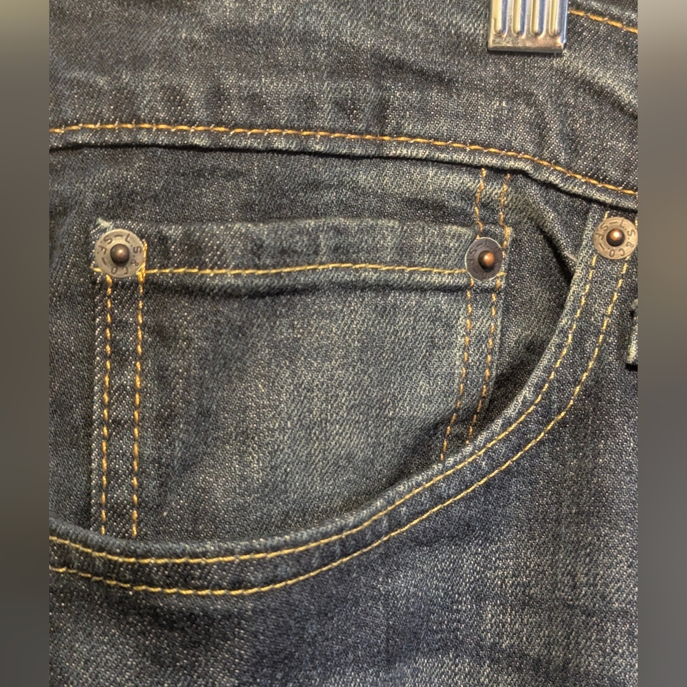 Levis 569 Jeans Mens 42x32 Loose Straight Denim Baggy - Picture 10 of 13